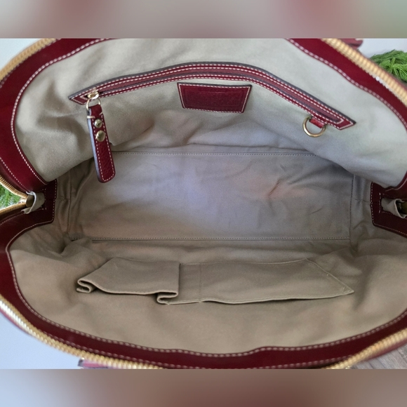 Coach Y2k Hamptons Large Miranda In Bordeaux Leather- Pristine Condition - Picture 12 of 16